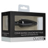Ouch! Plug Bijou Silicone Cone Diamond 9 x 3 cm